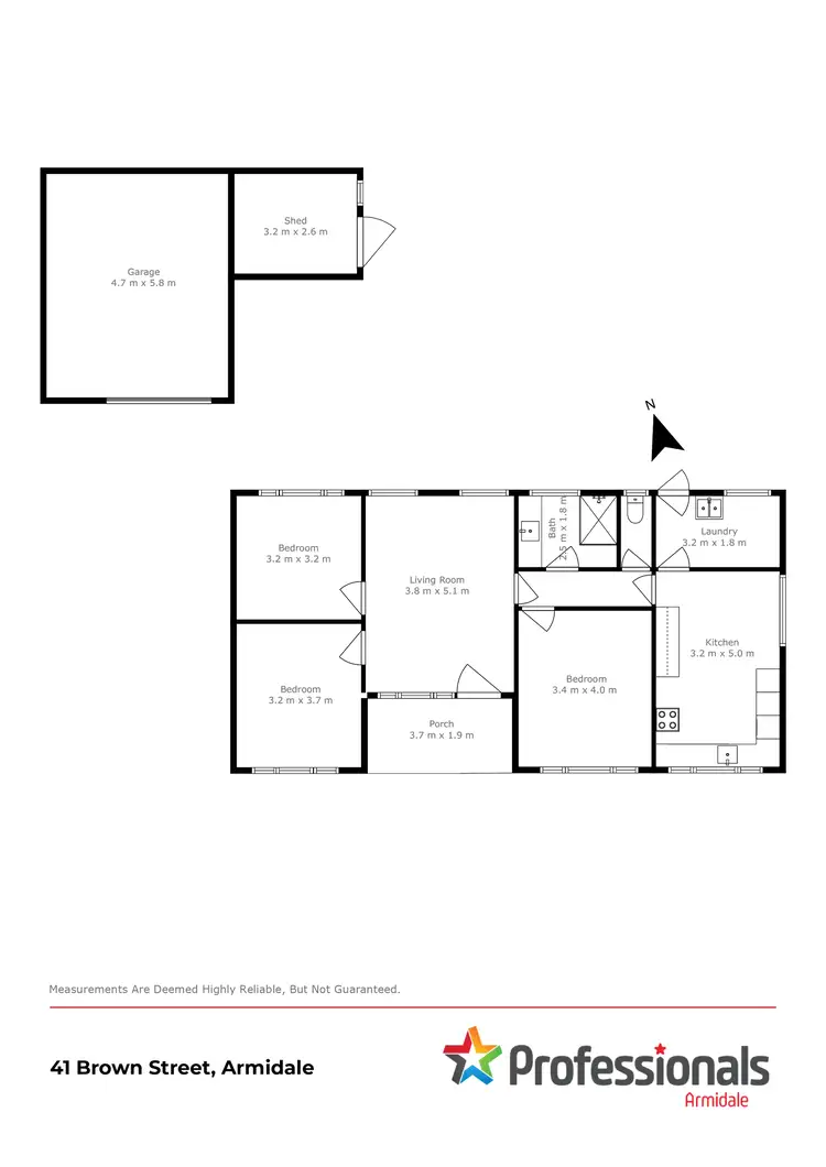 Floorplan of Homely house listing, 41 Brown Street, Armidale NSW 2350