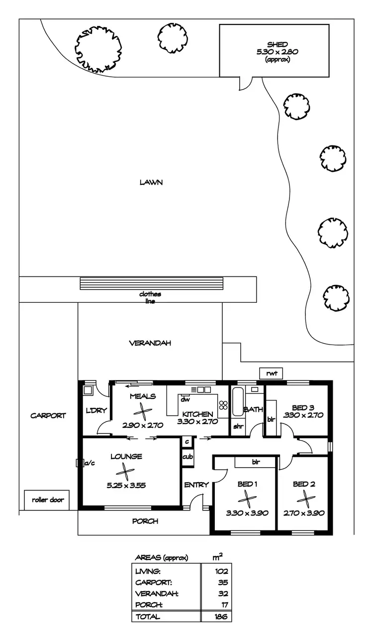 Floorplan of Homely house listing, 31 Arrow Crescent, Paralowie SA 5108