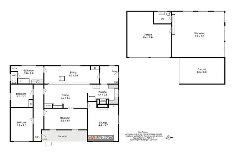Floorplan of Homely house listing, 824 Comeback Road, Marrawah TAS 7330