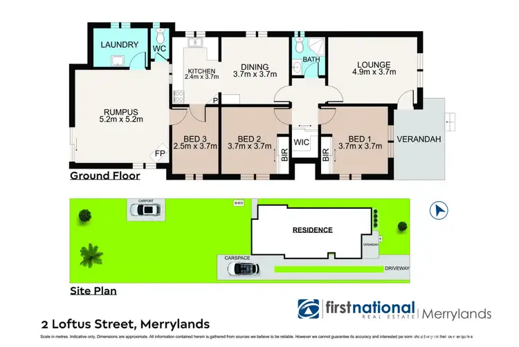 Floorplan of Homely house listing, 2 Loftus Street, Merrylands NSW 2160