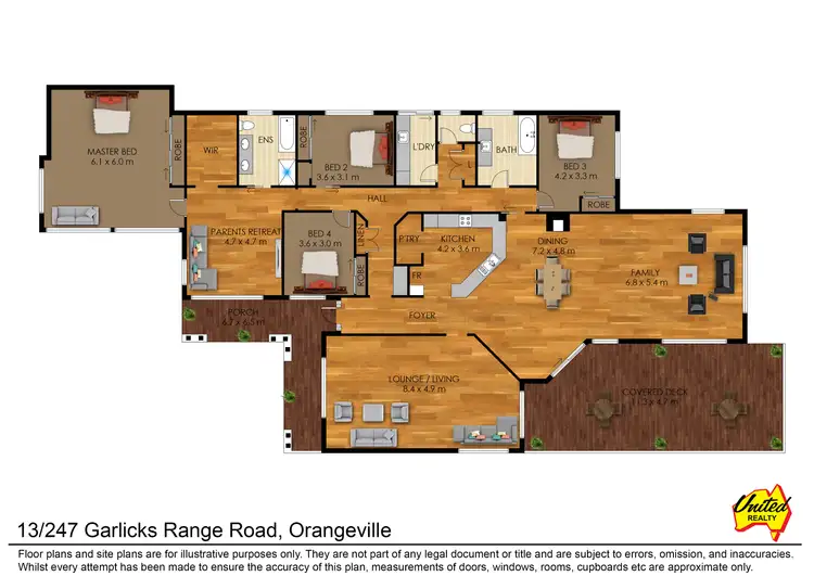 Floorplan of Homely rural property listing, 13/247 Garlicks Range Road, Orangeville NSW 2570