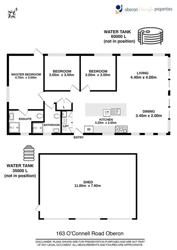 Floorplan of Homely house listing, 163 O'Connell Road, Oberon NSW 2787