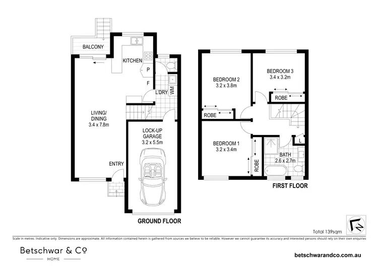 Floorplan of Homely townhouse listing, 2/2a Benney Avenue, Figtree NSW 2525