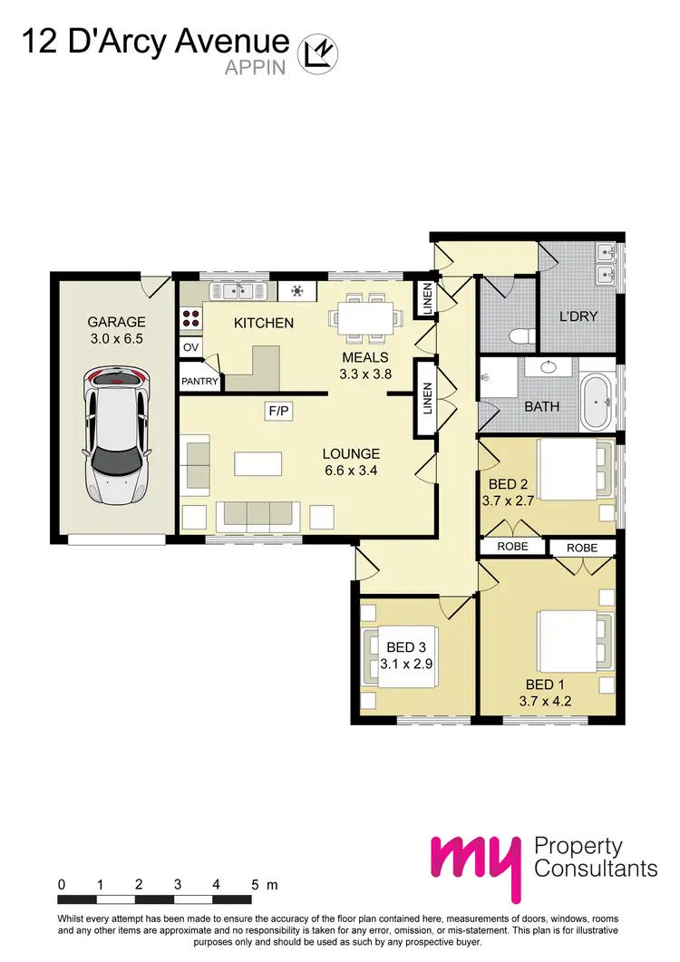 Floorplan of Homely house listing, 12 D'Arcy Avenue, Appin NSW 2560