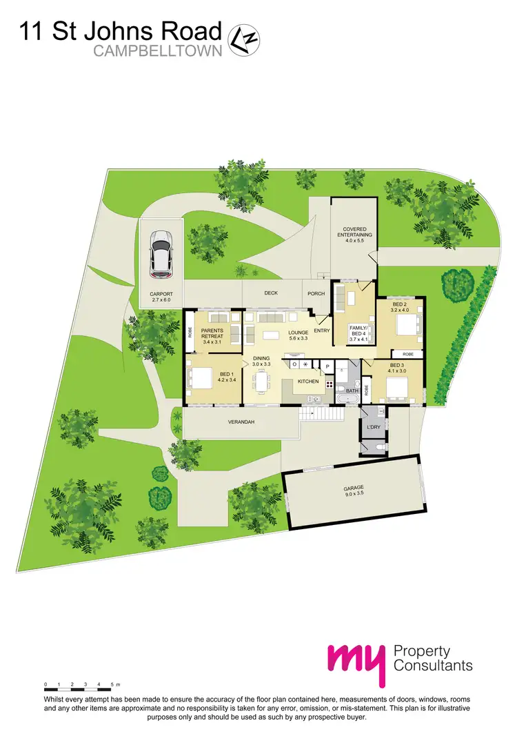 Floorplan of Homely house listing, 11 St Johns Road, Campbelltown NSW 2560