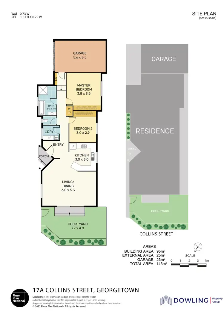 Floorplan of Homely villa listing, 17a Collins Street, Georgetown NSW 2298