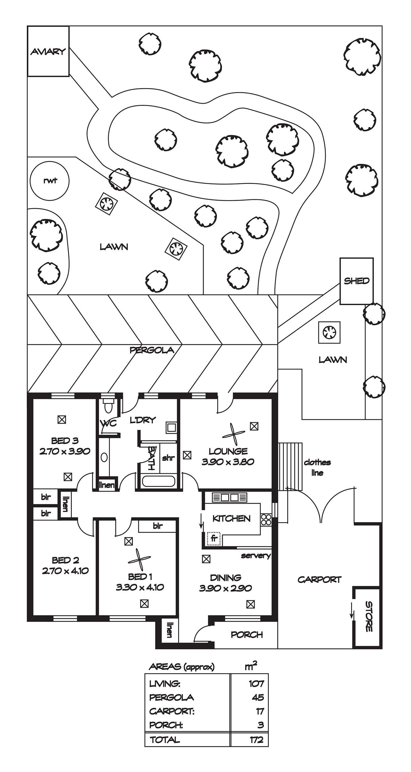 Floorplan of Homely house listing, 12 Kennion Crescent, Para Hills West SA 5096