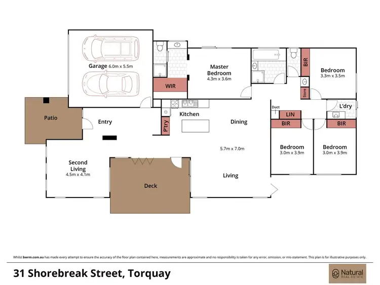 Floorplan of Homely house listing, 31 Shorebreak Street, Torquay VIC 3228
