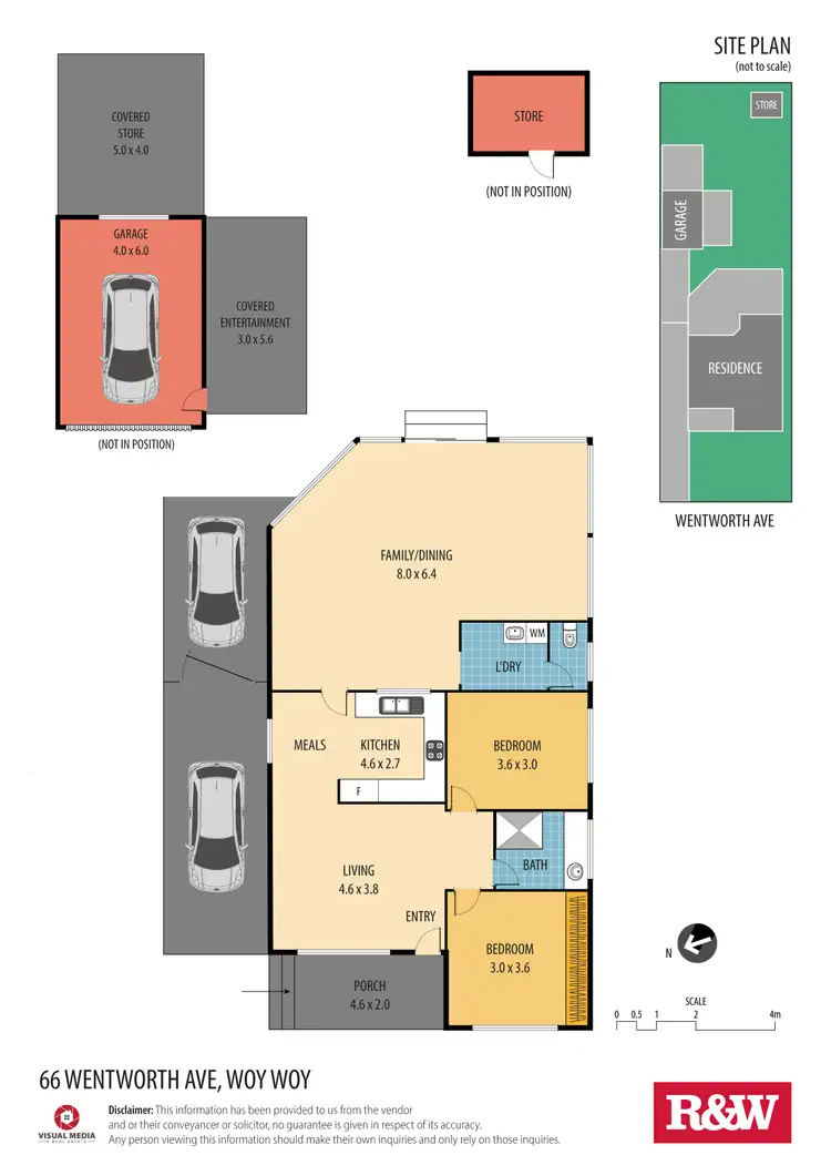 Floorplan of Homely house listing, 66 Wentworth Avenue, Woy Woy NSW 2256