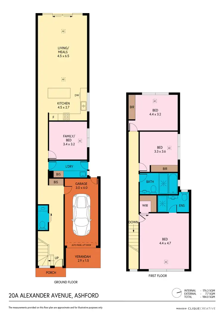 Floorplan of Homely townhouse listing, 20 Alexander Avenue, Ashford SA 5035