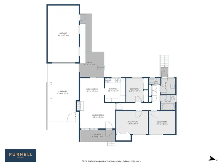 Floorplan of Homely house listing, 16 Embley Street, Holder ACT 2611