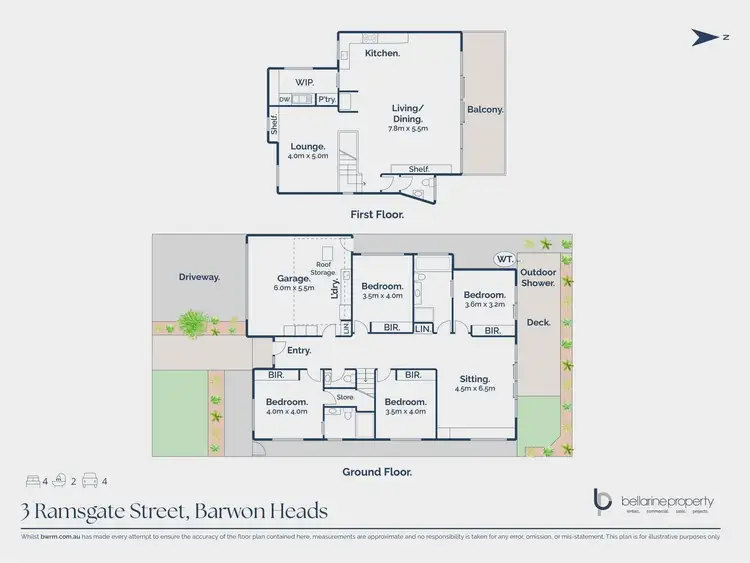 Floorplan of Homely house listing, 3 Ramsgate Street, Barwon Heads VIC 3227