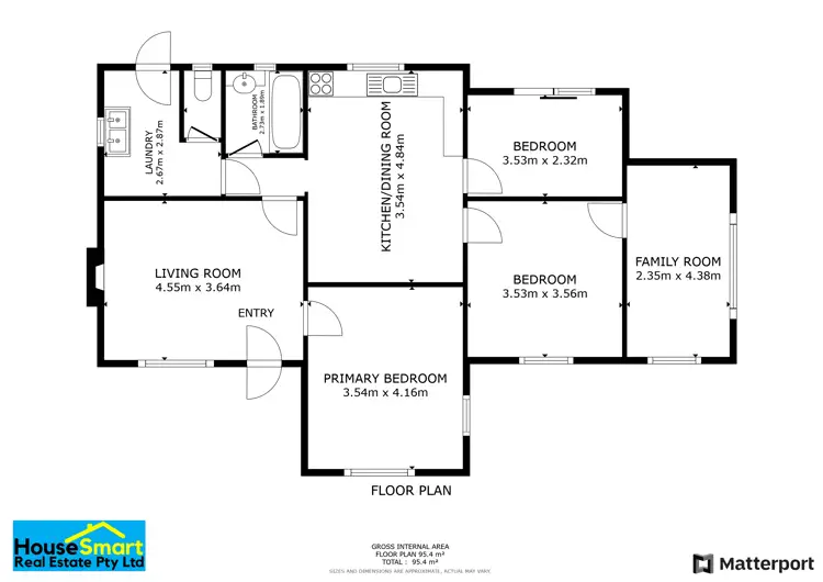 Floorplan of Homely house listing, 4 Crocker Way, Innaloo WA 6018