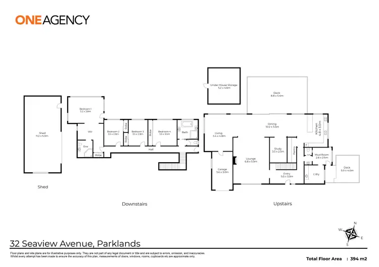 Floorplan of Homely house listing, 32 Seaview Avenue, Parklands TAS 7320