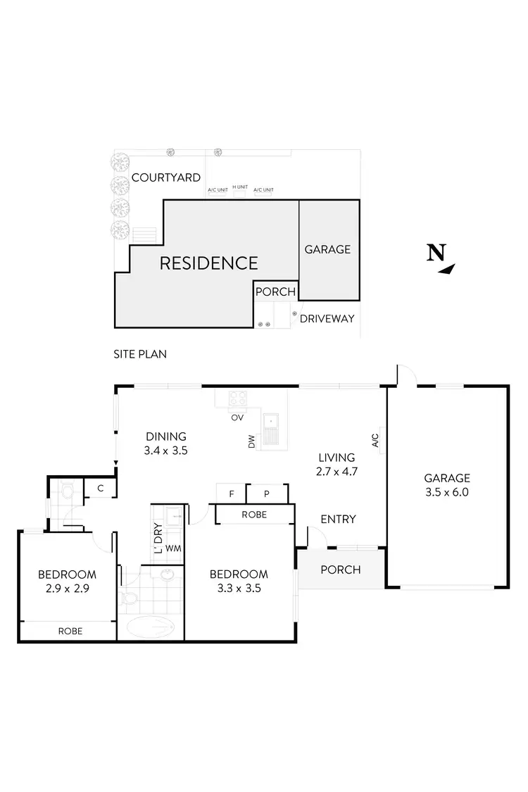 Floorplan of Homely unit listing, 3/71 Haldane Road, Niddrie VIC 3042