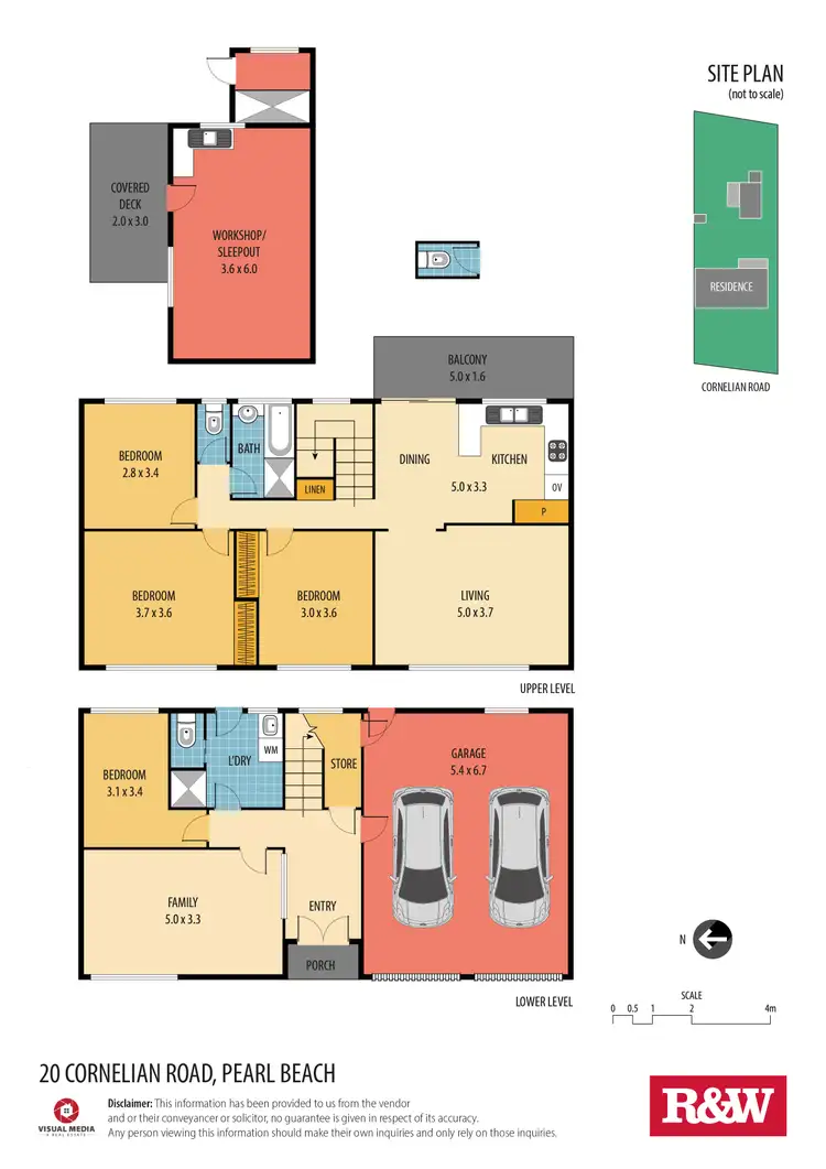 Floorplan of Homely house listing, 20 Cornelian Road, Pearl Beach NSW 2256
