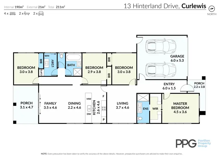 Floorplan of Homely house listing, 13 Hinterland Drive, Curlewis VIC 3222