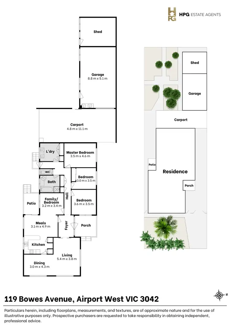 Floorplan of Homely house listing, 119 Bowes Avenue, Airport West VIC 3042