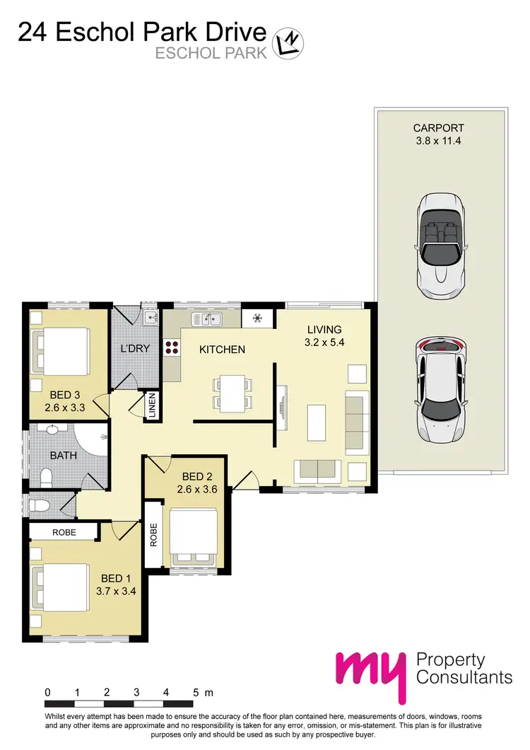 Floorplan of Homely house listing, 24 Eschol Park Drive, Eschol Park NSW 2558