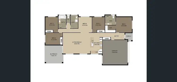 Floorplan of Homely house listing, 41 Dalray Drive, Raceview QLD 4305