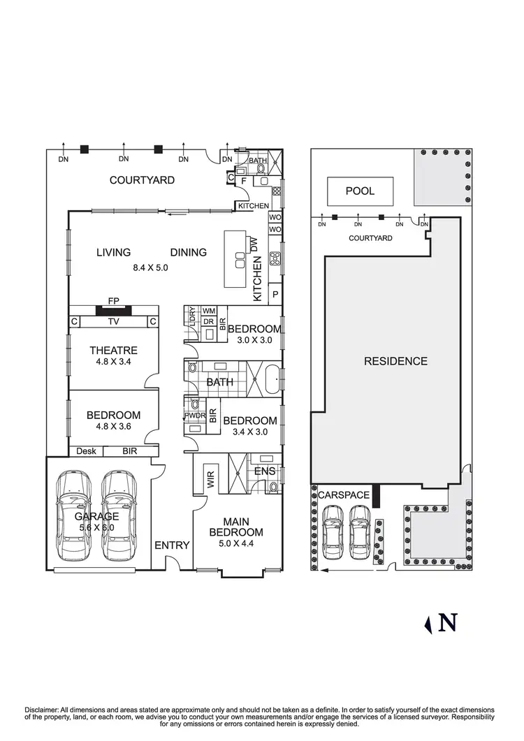 Floorplan of Homely house listing, 92A Hoffmans Road, Essendon VIC 3040