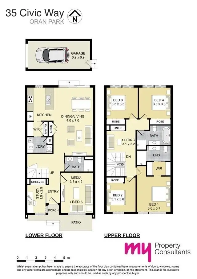 Floorplan of Homely house listing, 27 Civic Way, Oran Park NSW 2570