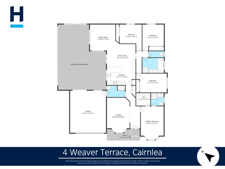 Floorplan of Homely house listing, 4 Weaver Terrace, Cairnlea VIC 3023