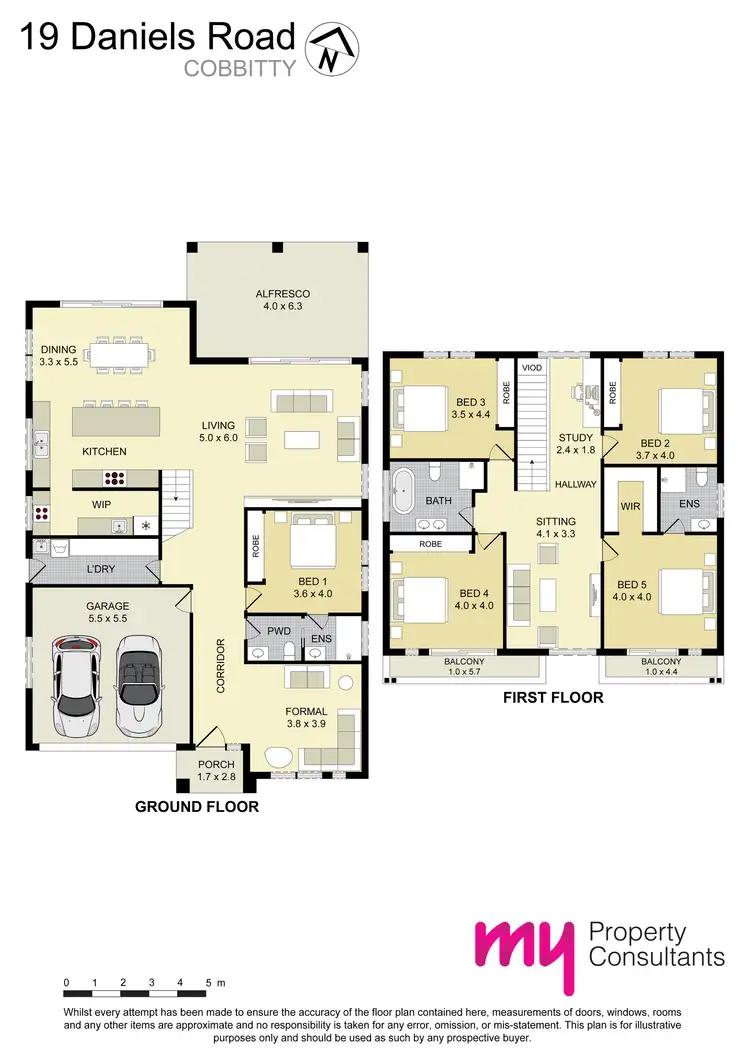 Floorplan of Homely house listing, 19 Daniels Road, Cobbitty NSW 2570