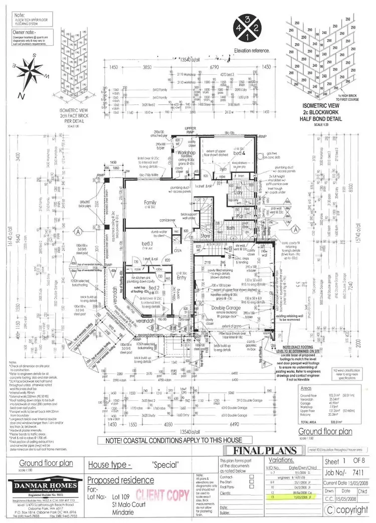 Floorplan of Homely house listing, 1 St Malo Court, Mindarie WA 6030