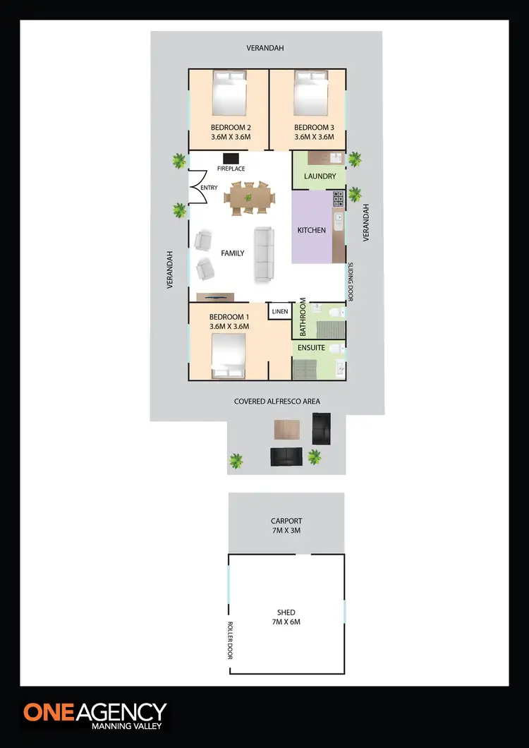 Floorplan of Homely rural property listing, 5162 The Bucketts Way, Burrell Creek NSW 2429