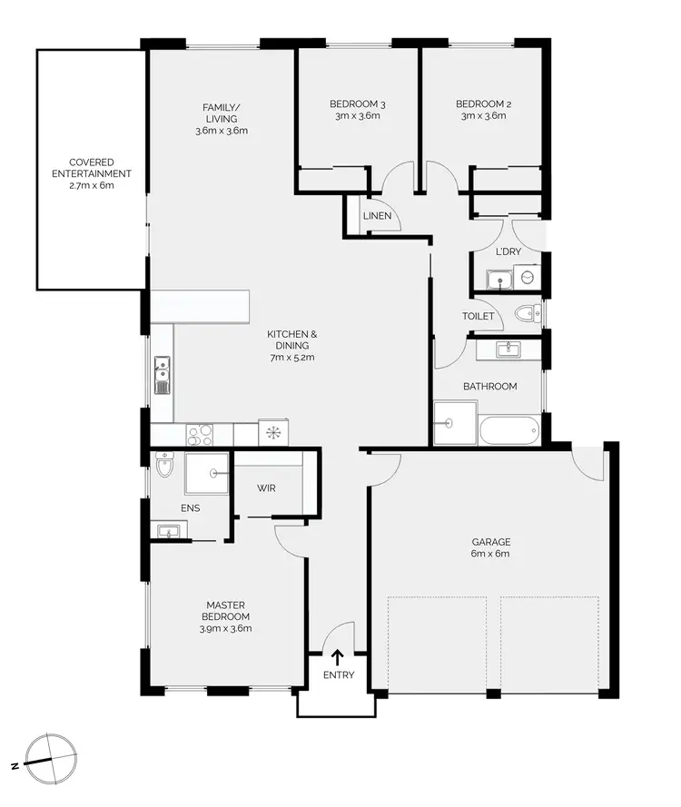 Floorplan of Homely house listing, 18 Sundown Drive, Kelso NSW 2795