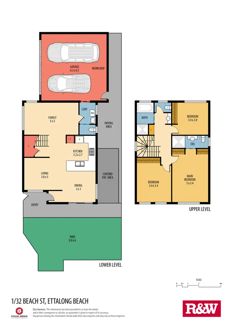 Floorplan of Homely townhouse listing, 1/32 Beach Street, Ettalong Beach NSW 2257