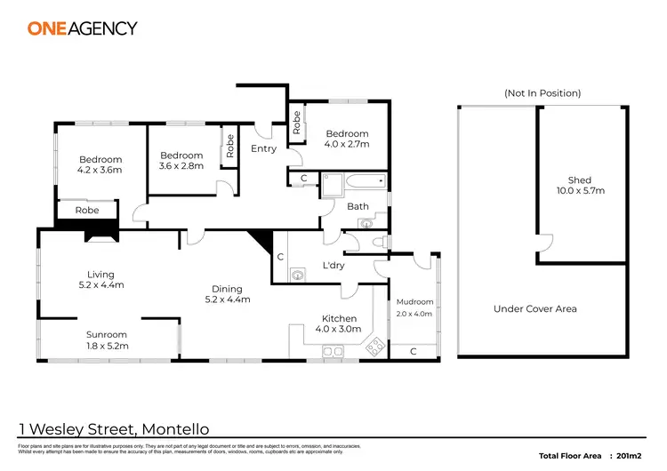 Floorplan of Homely house listing, 1 Wesley Street, Montello TAS 7320