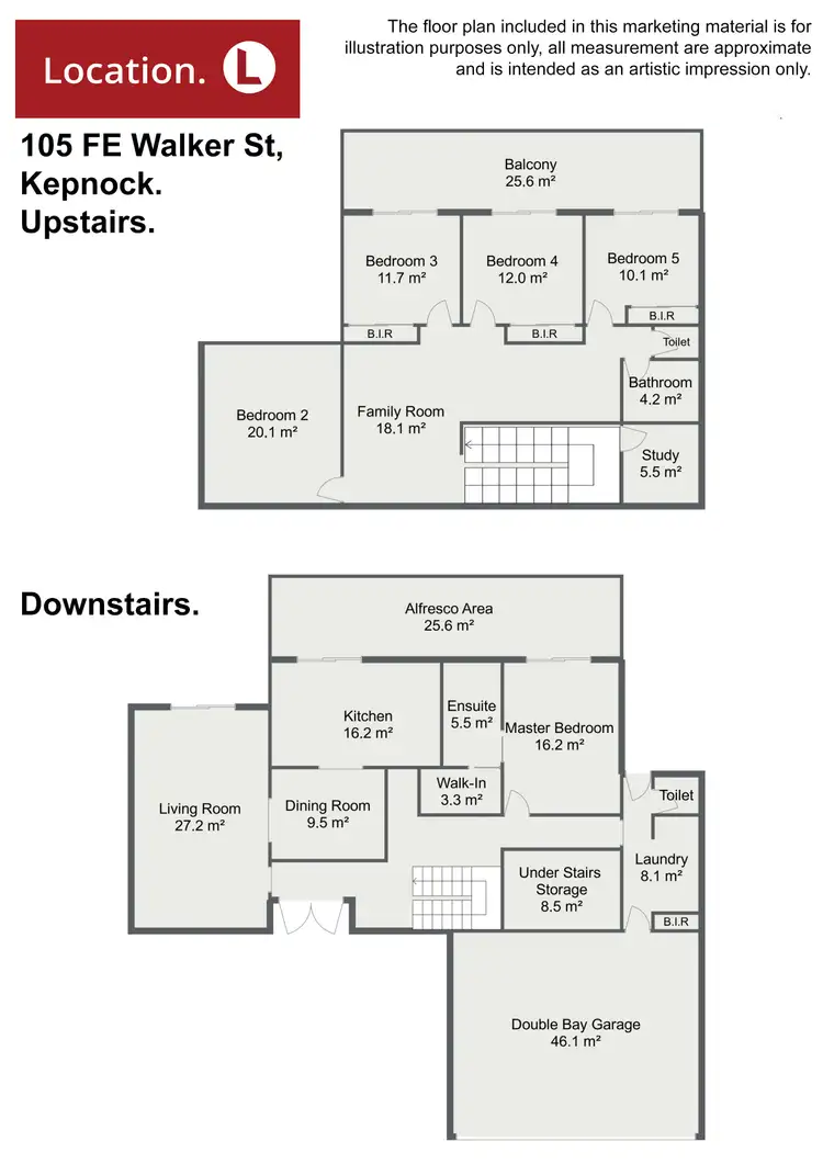 Floorplan of Homely house listing, 105 Fe Walker Street, Kepnock QLD 4670