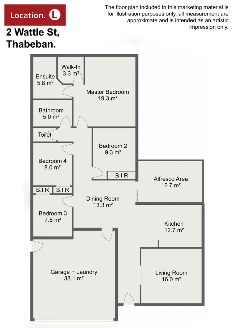 Floorplan of Homely house listing, 2 Wattle Street, Thabeban QLD 4670