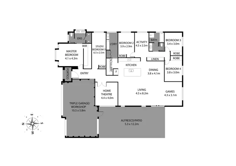 Floorplan of Homely house listing, 14 Drummore Vista, Madora Bay WA 6210