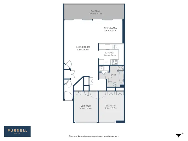 Floorplan of Homely apartment listing, 34/18 Currie Crescent, Kingston ACT 2604