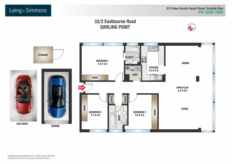 Floorplan of Homely apartment listing, 32/2 Eastbourne Road, Darling Point NSW 2027