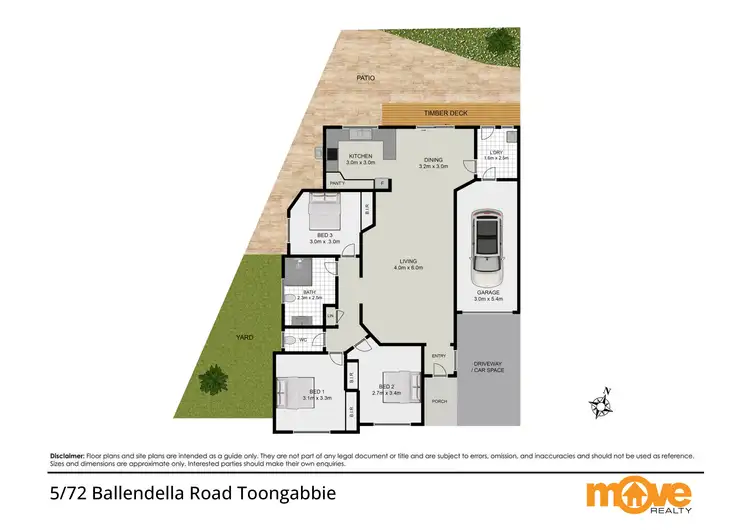 Floorplan of Homely villa listing, 5/72 Ballandella Road, Toongabbie NSW 2146