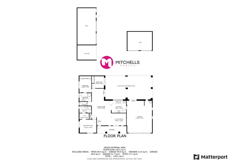 Floorplan of Homely house listing, 44 Bayrise Drive, Urangan QLD 4655