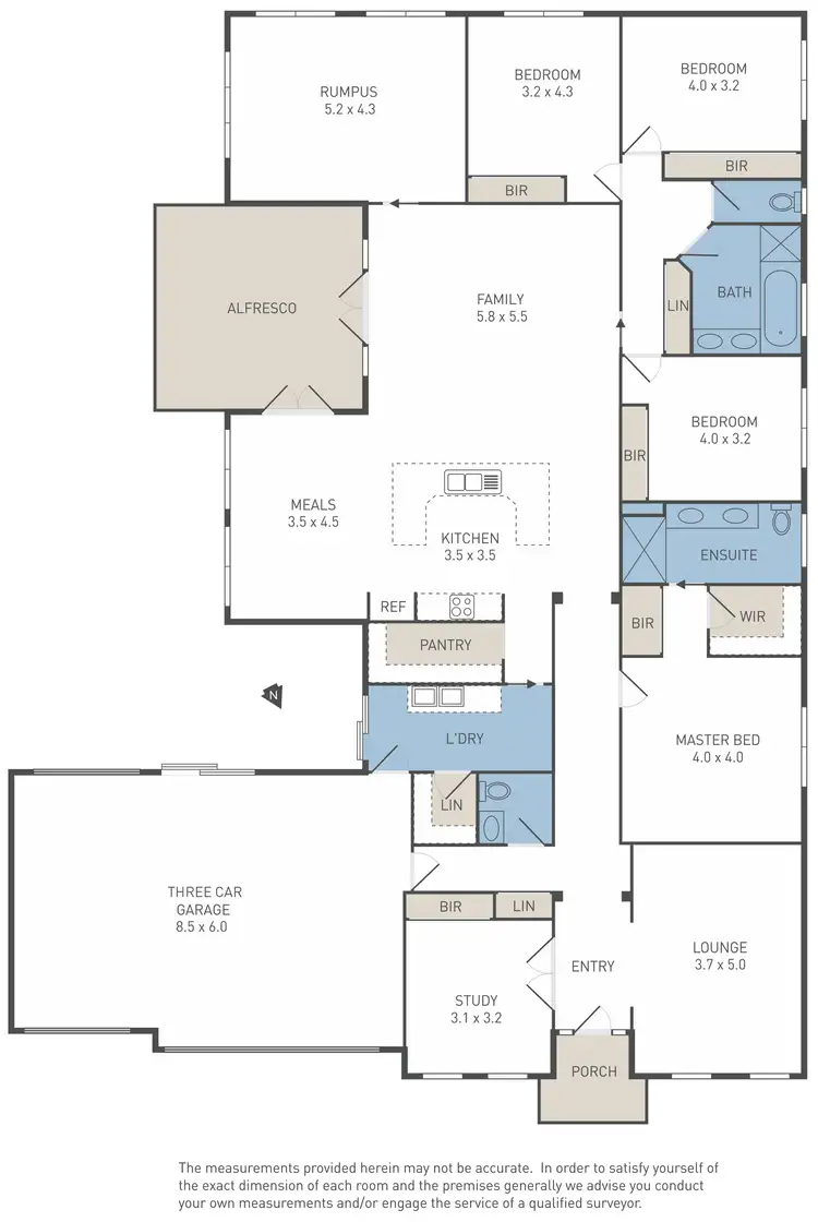 Floorplan of Homely house listing, 56 Kororoit Approach, Caroline Springs VIC 3023