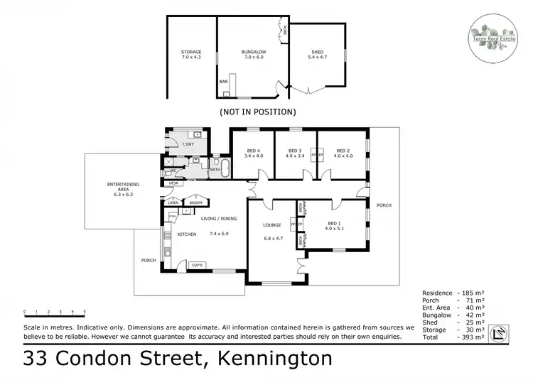 Floorplan of Homely house listing, 33 Condon Street, Kennington VIC 3550