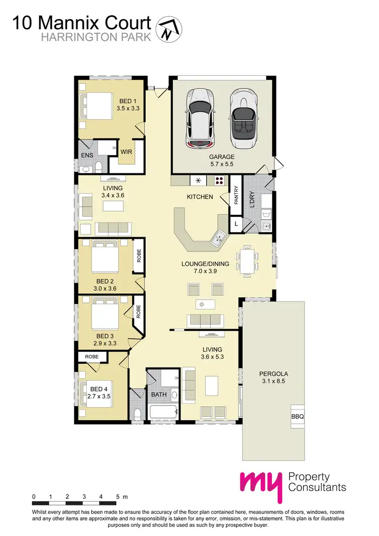 Floorplan of Homely house listing, 10 Mannix Court, Harrington Park NSW 2567