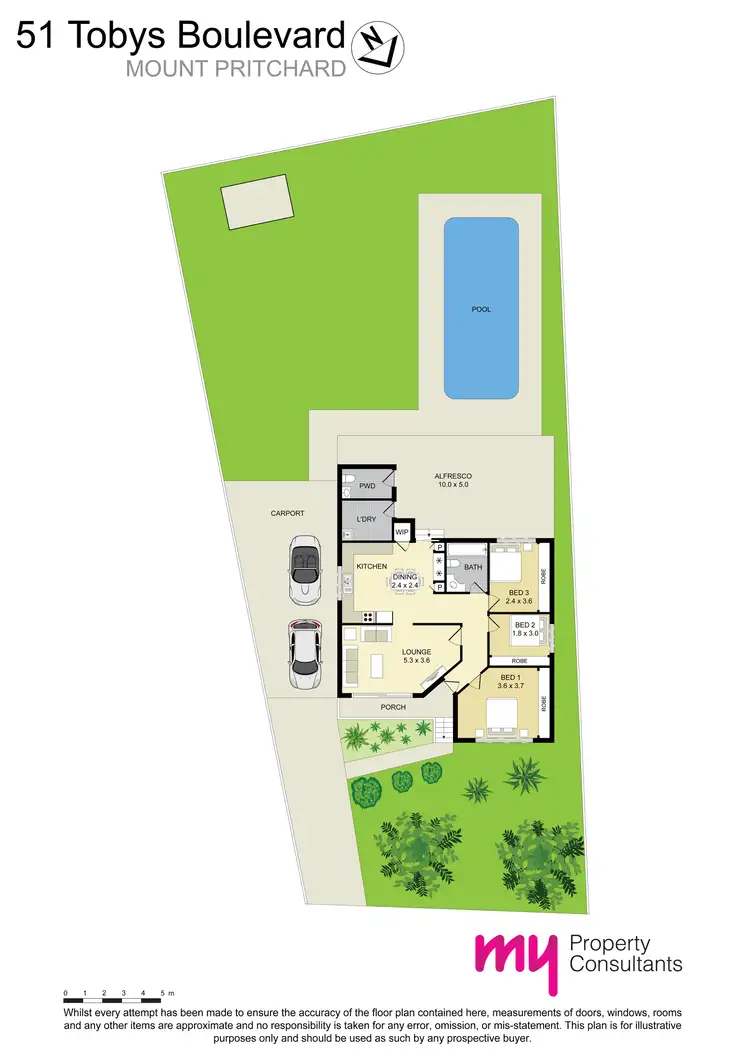 Floorplan of Homely house listing, 51 Tobys Boulevard, Mount Pritchard NSW 2170