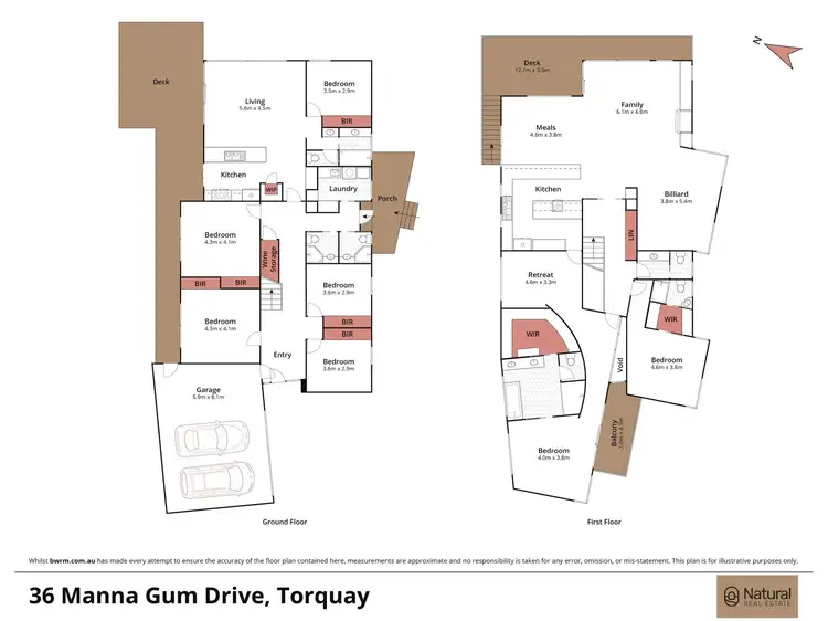 Floorplan of Homely house listing, 36 Manna Gum Drive, Torquay VIC 3228