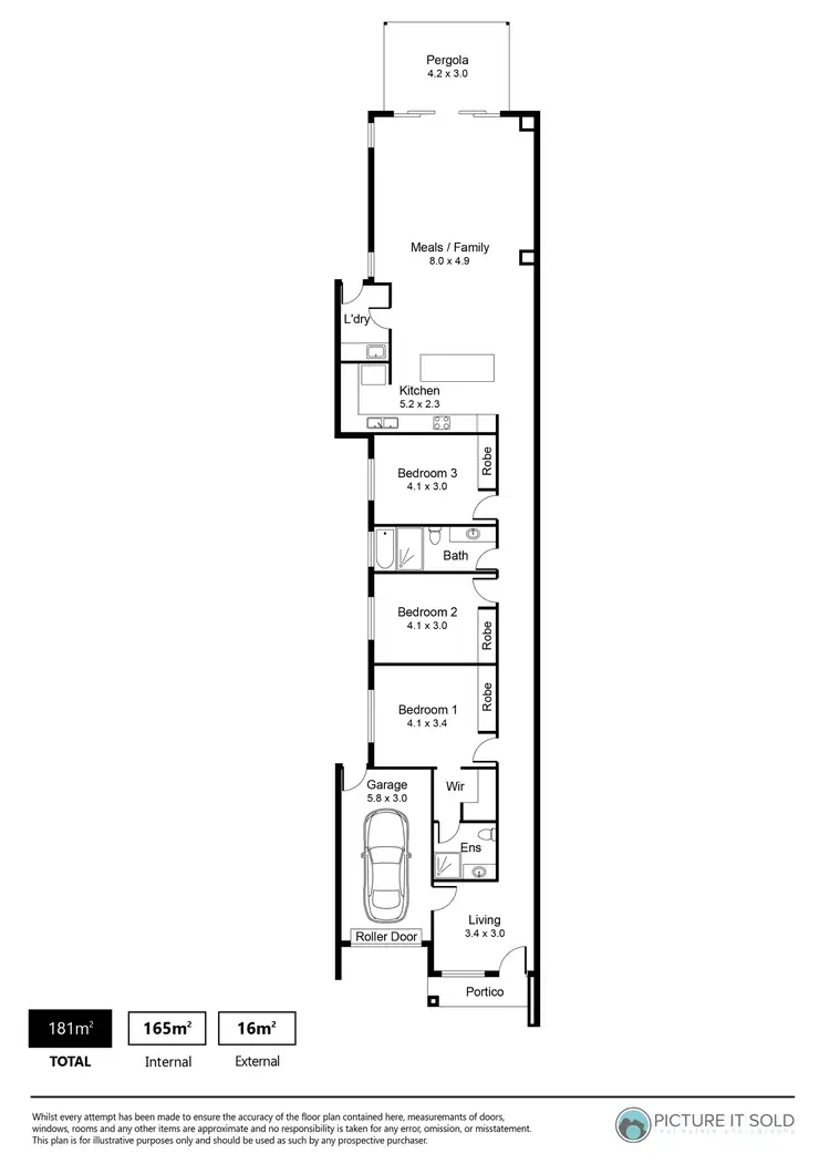 Floorplan of Homely house listing, 9 Newbury Street, Fulham SA 5024