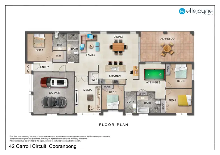 Floorplan of Homely house listing, 42 Carroll Circuit, Cooranbong NSW 2265