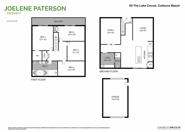 Floorplan of Homely house listing, 59 The Lake Circuit, Culburra Beach NSW 2540