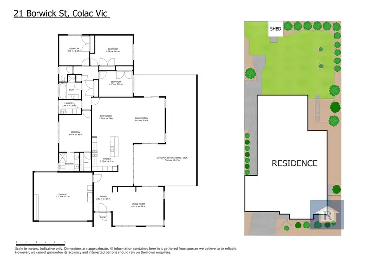 Floorplan of Homely house listing, 21 Borwick Street, Colac VIC 3250