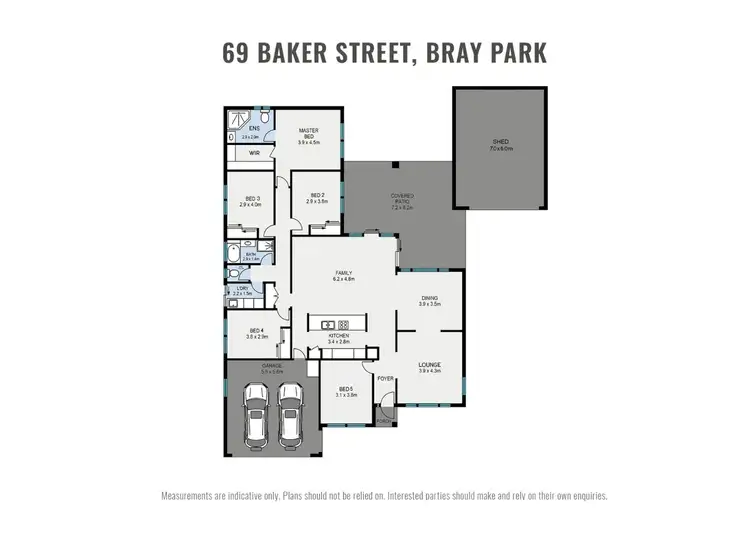 Floorplan of Homely house listing, 69 Baker Street, Bray Park QLD 4500